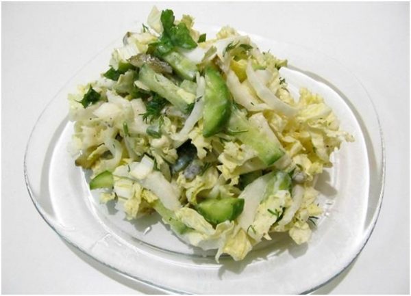 Освежающий овощной салат