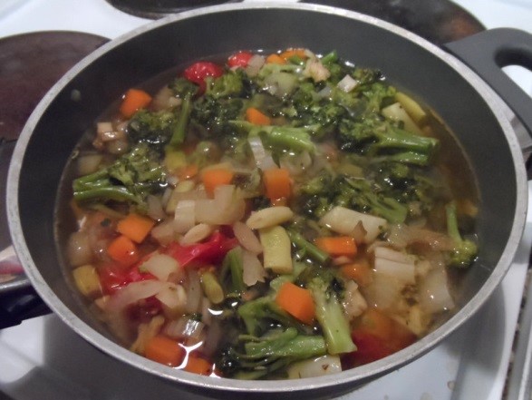 Овощной суп из корня сельдерея