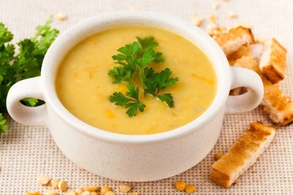 Гороховый суп-пюре: калорийность на 100 грамм